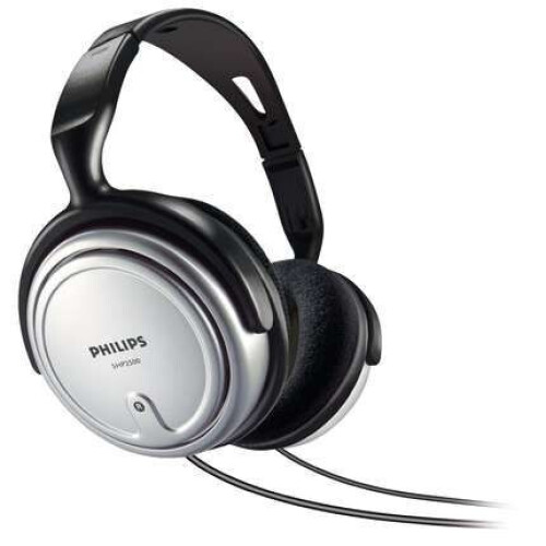 Philips SHP-2500/10 - HiFi hoofdtelefoon - Over-ear met volumeregeling - Zilver Zwart Tweedehands