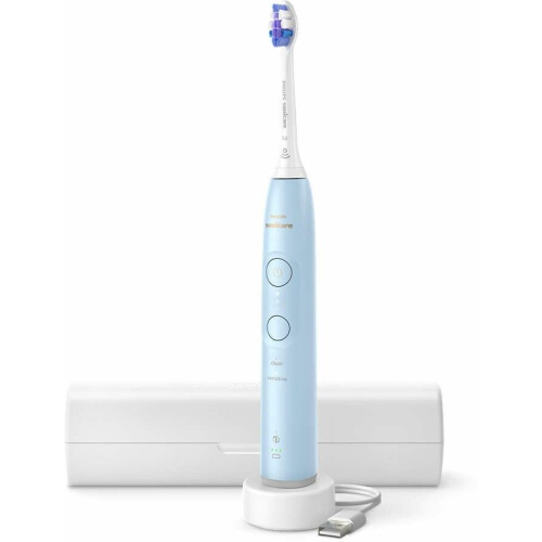 Philips Sonicare 6100 HX7406/02 - Elektrische Tandenborstel - Sensitive-opzetborstel - Blauw