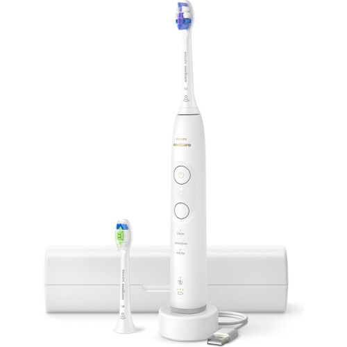 Philips Sonicare 6500 HX7410/02 - Elektrische tandenborstel - Sensitive&Optimal White opzetborstels - (2 stuks)
