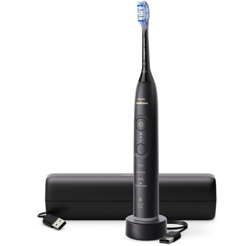 Philips Sonicare 7100 HX7421/01 - Oplaadbare sonische tandenborstel - 62.000 borstelbewegingen per minuut - Zwart Tweedehands