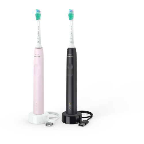 Philips Sonicare HX3675/15 - Elektrische tandenborstel - 3x beter tandplakverwijdering - Roze/Zwart Tweedehands