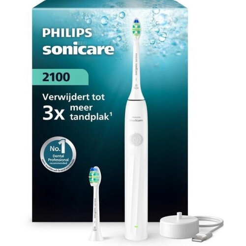 Philips Sonicare HX4022/01 - Tandenborstel - 2 min. timer 31.000 pulsaties per min. - Wit Tweedehands