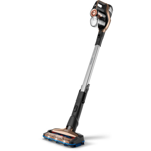 Philips SpeedPro Max XC7041/01 - Steelstofzuiger - 360 graden mondstuk LED verlichting - Kleur N/B Tweedehands