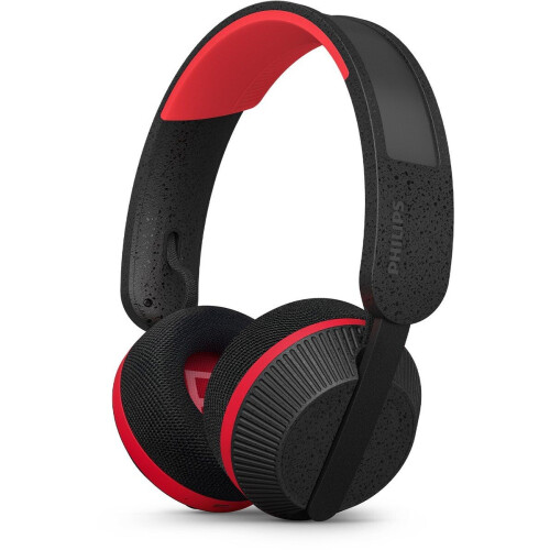 Philips TAA6219BK/00 - On-Ear Hoofdtelefoon - Powerfoyle™ Zonne-technologie - Zwart/Rood