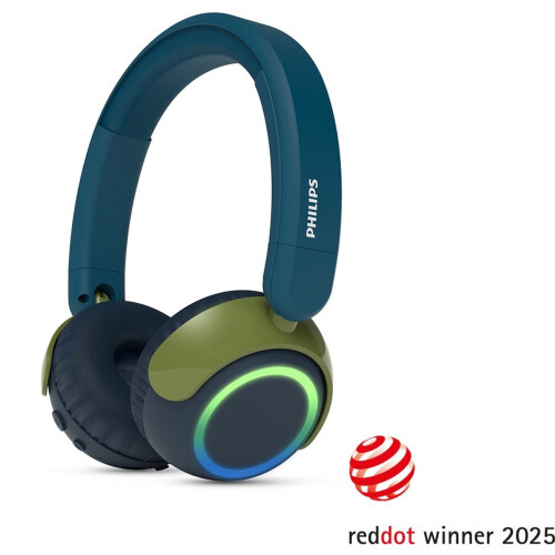 PHILIPS TAK4200 - On Ear draadloze hoofdtelefoon voor kinderen - 45 uur afspeeltijd - Kristalgroen Tweedehands