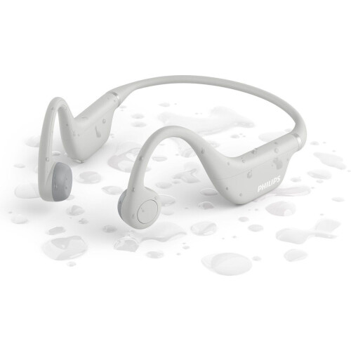 Philips TAK4607 - Draadloze open-ear koptelefoon - Bone conduction - Grijs
