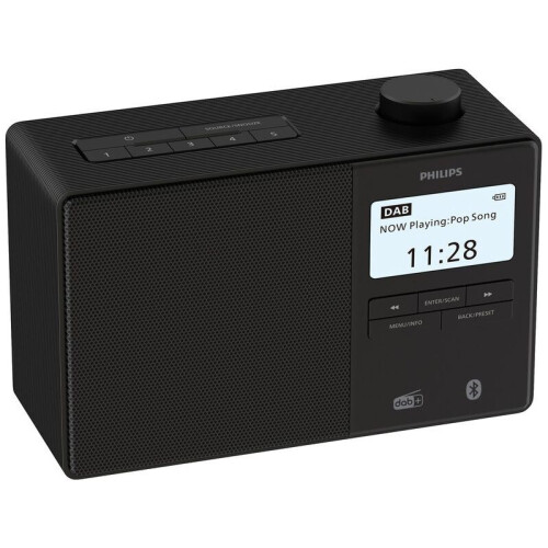 Philips TAR5600/00 - Draagbare radio - Bluetooth 5.3 IPX4 spatwaterbestendig - Groot LCD-scherm Tweedehands