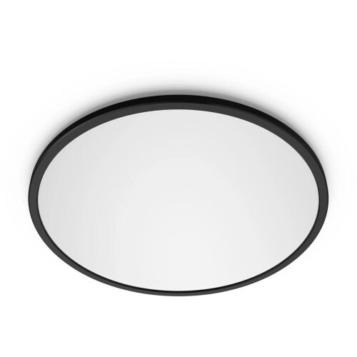 Philips Valen Plafondlamp - LED - Afstandsbediening - WarmGlow dimfunctie - Zwart