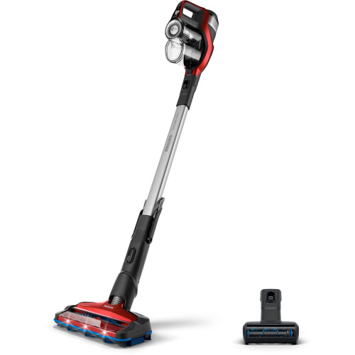 Philips XC7043/01 - Steelstofzuiger - 360 graden mondstuk - Twist Red Tweedehands