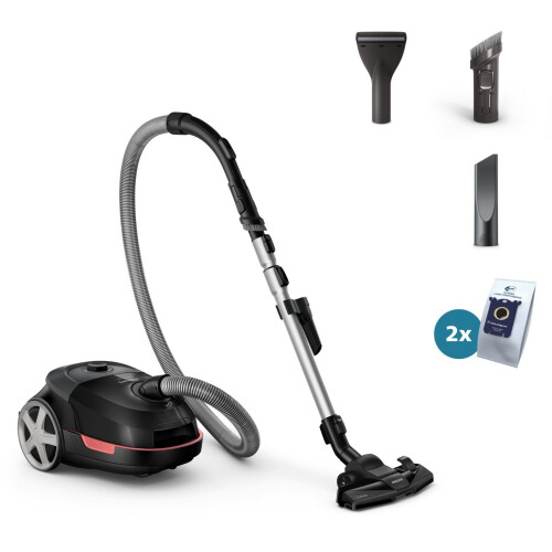 Philips XD5123/10 - Stofzuiger met Zak - 900W - HEPA-filter - TriActive-mondstuk Tweedehands