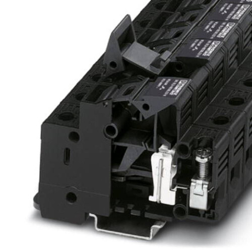 Phoenix Contact UK 10,3-HESI 1000V 3211236 Zekering-serieklem Aantal polen: 2 0.75 mm 25 mm Zwart 10 stuk(s)