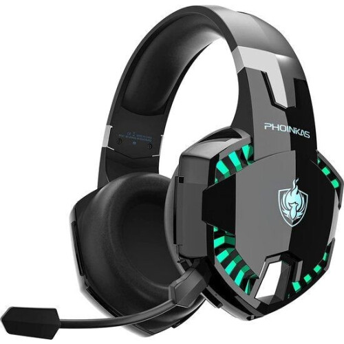 PHOINIKAS G2000 BT Bluetooth Laptop Gaming headset met microfoon Over-ear Koptelefoon -Zwart