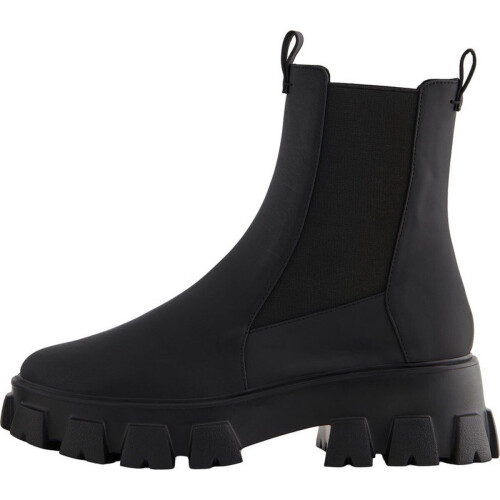 PIECES PCCANDRIA - Enkellaarzen - Kunstleder - Maat 39 - Zwart Tweedehands