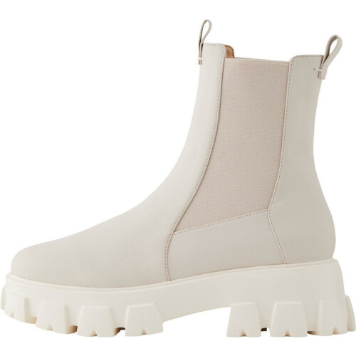 PIECES PCCANDRIA - Enkellaarzen - Kunstleder - Maat 41 - Birch