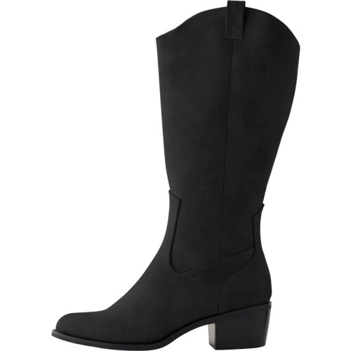 PIECES PCJOHANNE - Cowboylaarzen - Maat 37 - Kleur Black