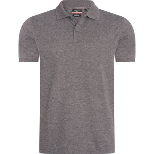 Pierre Cardin Classic Polo - Herenpolo - 100% katoen - Donkergrijs - Maat L