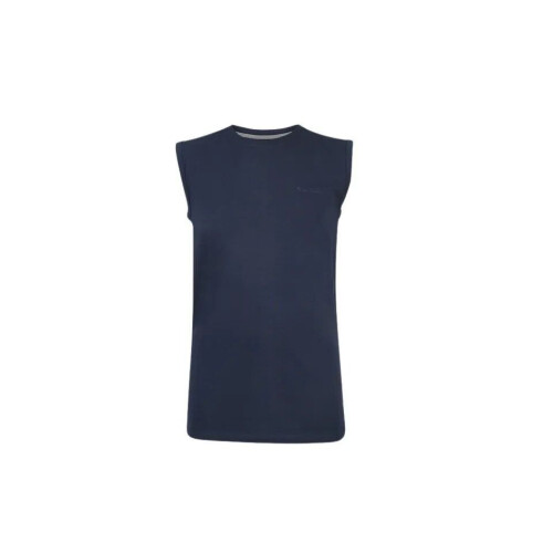 Pierre Cardin Mouwloos T-shirt– Navy – 100% Katoen – Maat L – Comfortabel&Stijlvol voor de Zomer Tweedehands