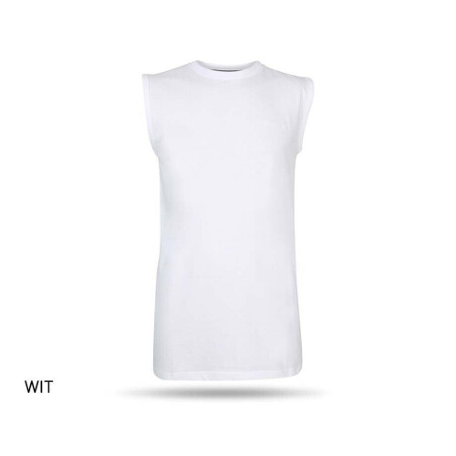 Pierre Cardin Paris - Mouwloos T-shirt - XXL - Zacht&ademend katoen - Wit