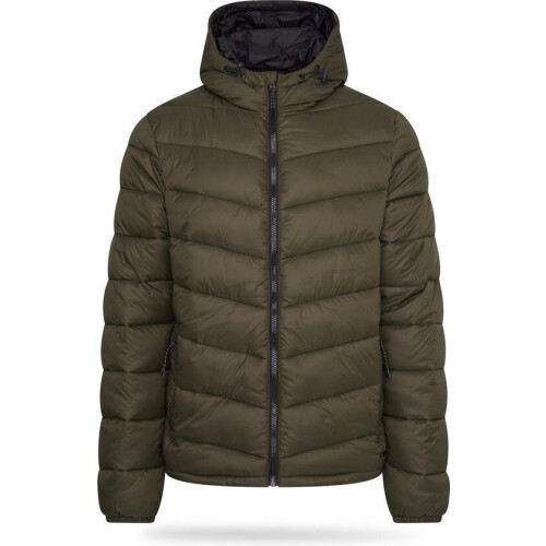 Pierre Cardin PC Padded Jacket - Herenjack - Gewatteerd - Groen - M