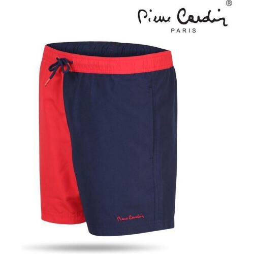 Pierre Cardin - Zwembroek - Binnenbroekje elastische tailleband - Rood Donkerblauw XL