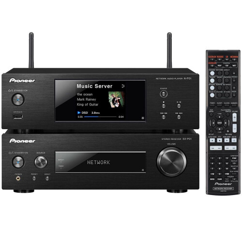 Pioneer N-P01-K - Netwerkspeler - Bluetooth AirPlay Spotify Connect - Zwart
