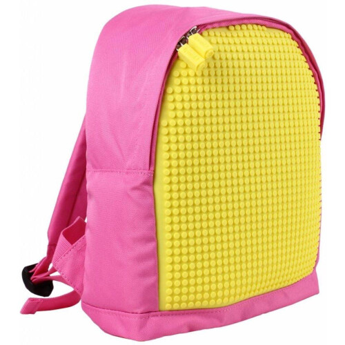 Pixelbags - Rugzak - 1 vak - Roze/geel (160 stuks)