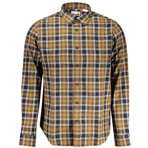 Plaid Regular Fit Long Sleeve Shirt - Brown