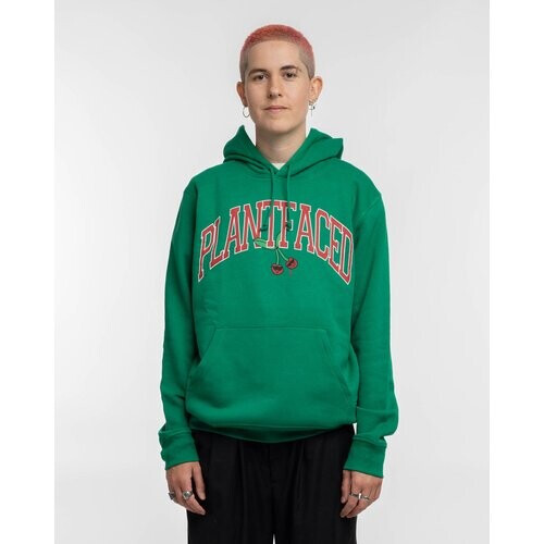 Plant Faced Clothing dames vegan Capuchon Kersen Groen Tweedehands