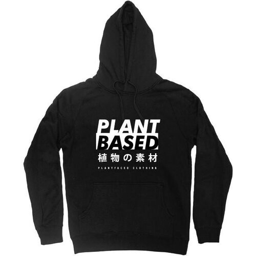 Plant Faced Clothing mannen vegan Plant Based Kanji Unisex Hoodie Tweedehands