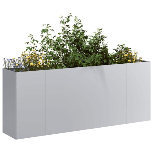 Plantenbak 200x40x80 cm gegalvaniseerd staal Tweedehands