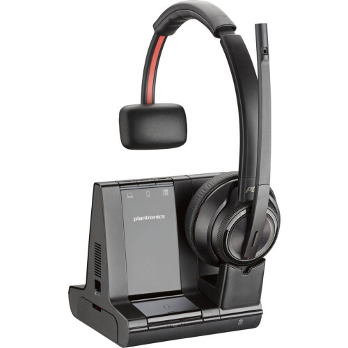 POLY Savi 8210 UC - Headset Draadloos - Noise Cancelling - Zwart