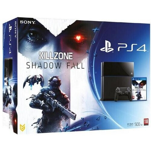 Refurbished PlayStation 4 500GB - Zwart + Killzone: Shadow Fall Tweedehands