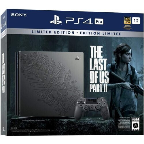 Refurbished PlayStation 4 Pro 1000GB - Grijs - Limited edition The Last of Us Part II + The Last of Us Part II Tweedehands