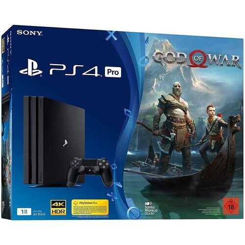 PlayStation 4 Pro 1000GB - Zwart - Limited edition God of War + God of War Tweedehands