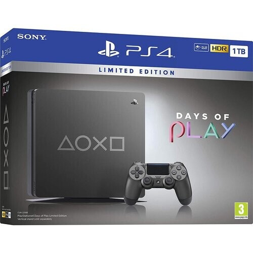 PlayStation 4 Slim 1000GB - Grijs - Limited edition Days of Play Tweedehands