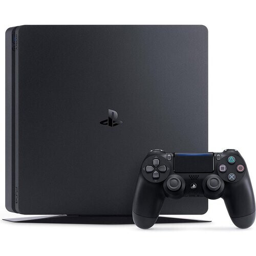 Refurbished PlayStation 4 Slim 1000GB - Zwart + FIFA 17 Tweedehands