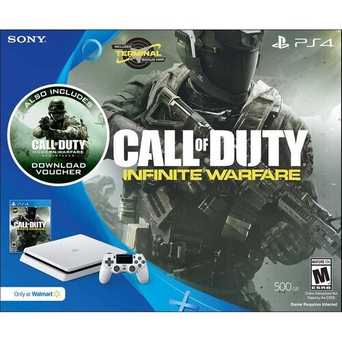 PlayStation 4 Slim 500GB - Wit + Call of Duty: Infinite Warfare Bundle Tweedehands