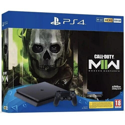 PlayStation 4 Slim 500GB - Zwart + Call of Duty: Modern Warfare II Tweedehands
