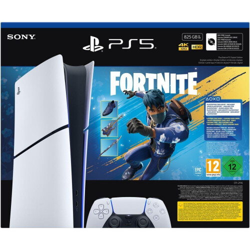 PlayStation 5 Digital Edition - Console - 8 Fortnite items + 1000 V-Bucks - 825 GB Tweedehands