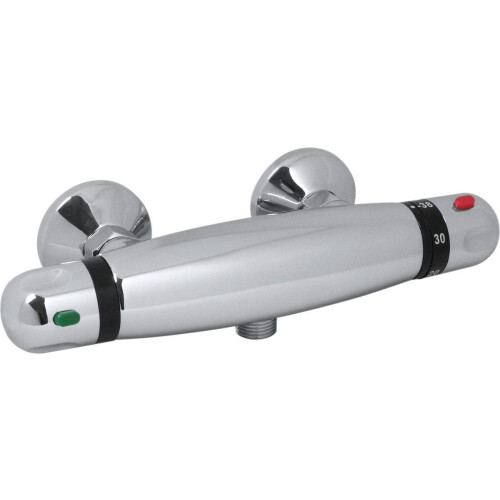 Plieger Verano - Thermostatische Douchekraan - Kinderbeveiliging - Chroom - Hartafstand 12 cm