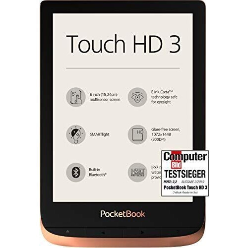 PocketBook Touch HD 3 - E-reader - Waterdicht - Spicy Copper Tweedehands
