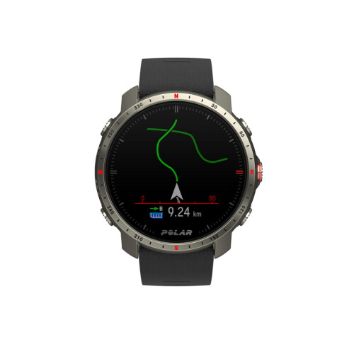 Polar Grit X Pro Titan - Smartwatch - GPS - Zwart Tweedehands