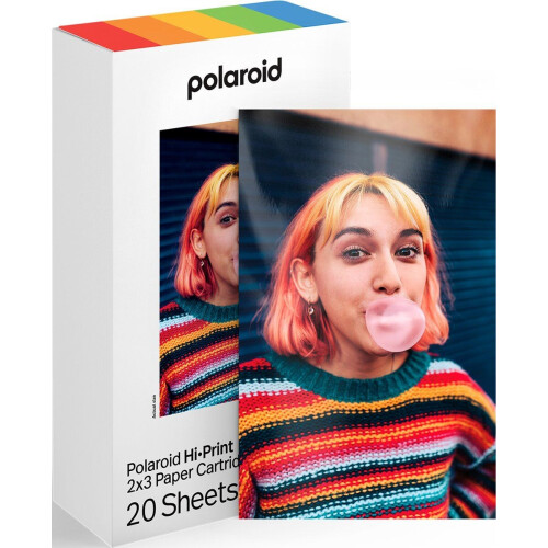 Polaroid Hi-Print 2x3 - Fotopapier met kleefrug - 20 vellen (2 cartridges) Tweedehands