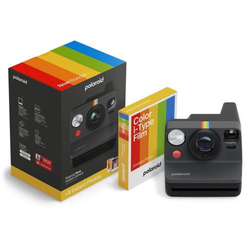 Polaroid Now Gen 3 - Instantcamera - Autofocus en dubbele belichting - Zwart Tweedehands
