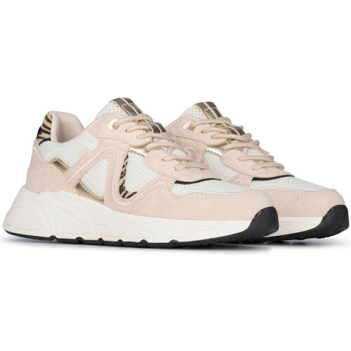 POSH by Poelman CATHY - Dames sneakers - Chunky - Beige Tweedehands