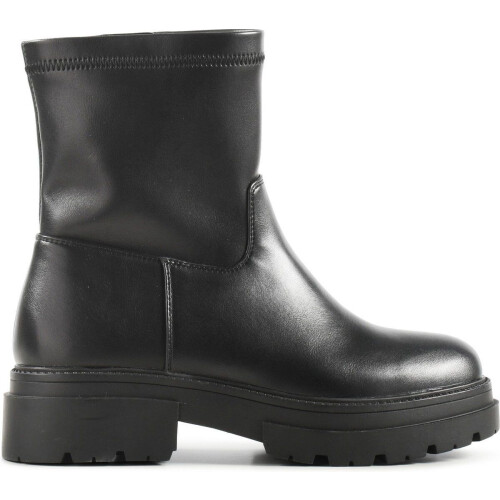 POSH by Poelman ELA - Enkellaarzen - Imitatieleer - Zwart - Maat 39