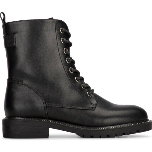 POSH by Poelman KIEK - Enkellaarzen - Veterlaarzen met ritssluiting - Zwart Tweedehands