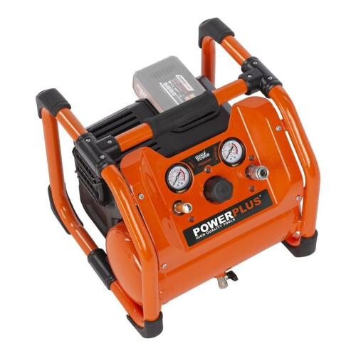 Powerplus POWDP7070 - Draagbare compressor - 40V - Max. druk 8 bar - 5 l tank Tweedehands