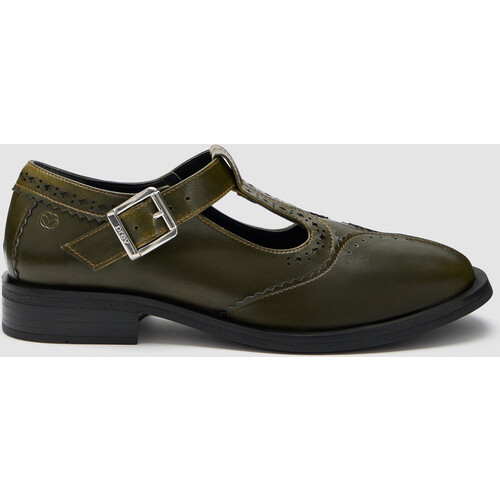 Prev dames vegan Mary Jane Schoenen Rosa Olijfgroen Tweedehands