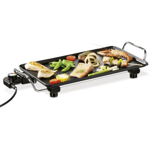 Princess 102300 - Table Chef Pro - Grillplaat 46x26 cm 2000W - Regelbare thermostaat voor 4-6 personen - Zwart